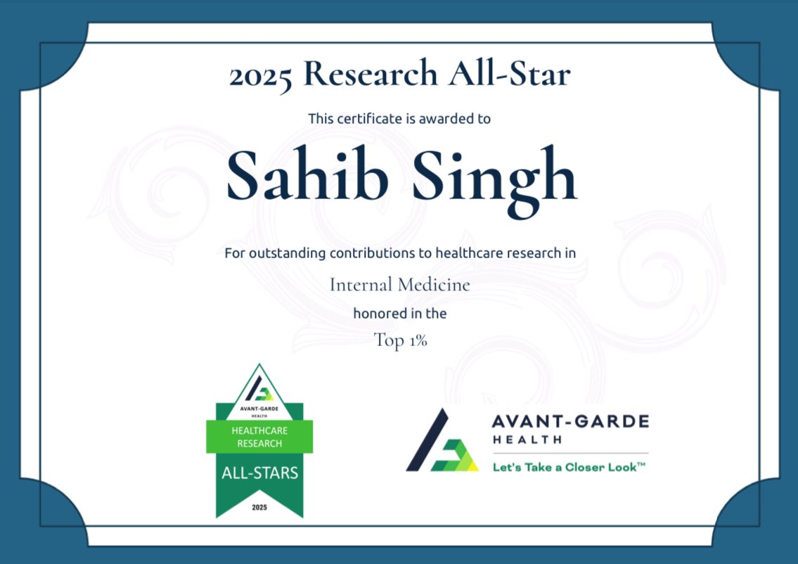 sahibs559's tweet image. Thank you Avant-garde for the recognition.
avantgardehealth.com/best-internal-…