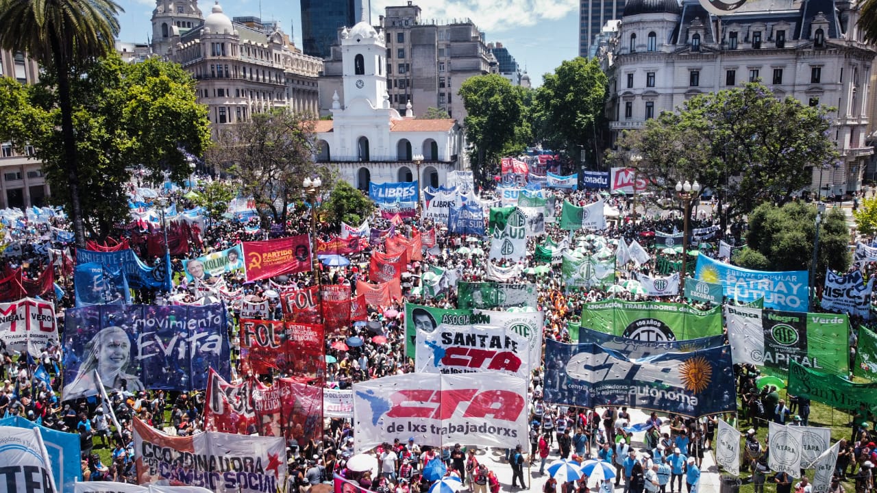 Para "Cahorro" Godoy, "siempre fracasaron los intentos de derogar el derecho a huelga" y advirtió que al Gobierno "hay que enfrentarlo en todos los planos"