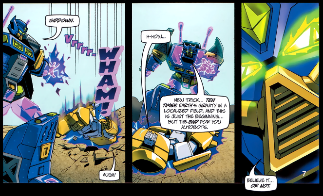 alex_lemonds's tweet photo. #Transformers
#G2
#1990s.
#FunPub
#Botcon
@PerspectiveEnd
Clench having gravity powers is doubly clever.
Not only does it make sense, given his name, but it harkens back to "putting the squeeze" on someone which, considering Clench's mob boss personality, really suits him. https://t.co/05aZ6mcXVO