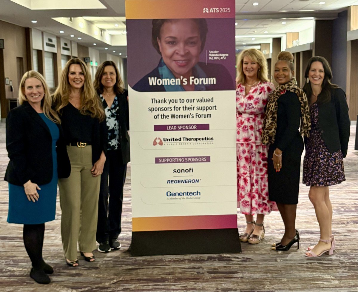 United Therapeutics Medical (@uthrmed) on Twitter photo We are honored to support the annual <a href="/atscommunity/">American Thoracic Society (ATS)</a> Women's Forum at #ATS2025 that recognizes the achievements and the advancement of women in pulmonary and critical care and research. #WomeninPH #PulmonaryHypertension #PCCSM We are honored to support the annual <a href="/atscommunity/">American Thoracic Society (ATS)</a> Women's Forum at #ATS2025 that recognizes the achievements and the advancement of women in pulmonary and critical care and research. #WomeninPH #PulmonaryHypertension #PCCSM