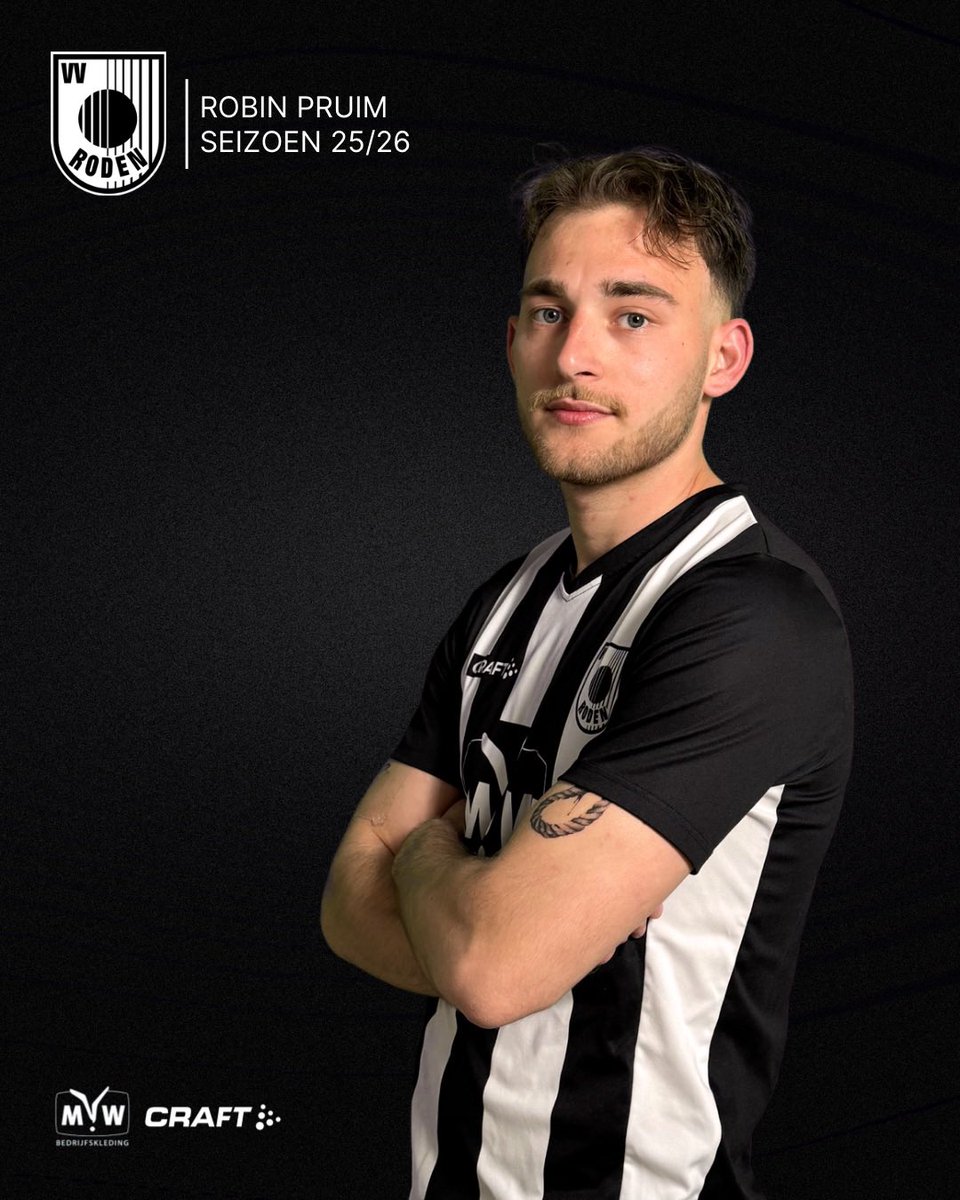 Wij verwelkomen Robin Pruim bij VV Roden! 🤍🖤

Verder kennismaken met Robin? 👉 Lees het volledige verhaal op vvroden.nl

#vvroden1