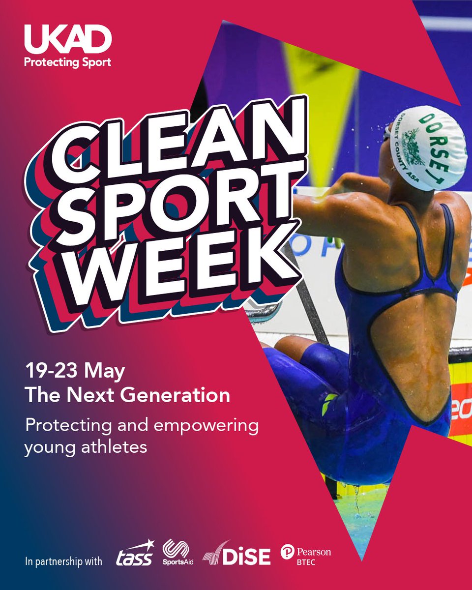 Swim England (@swim_england) on Twitter photo We're proud to support <a href="/ukantidoping/">UK Anti-Doping</a>'s #CleanSportWeek❗️
This year's theme is about inspiring the next generation to become proud clean athletes to help protect the future of sport 👊
Find out more ➡️ bit.ly/4jeuF8q We're proud to support <a href="/ukantidoping/">UK Anti-Doping</a>'s #CleanSportWeek❗️
This year's theme is about inspiring the next generation to become proud clean athletes to help protect the future of sport 👊
Find out more ➡️ bit.ly/4jeuF8q