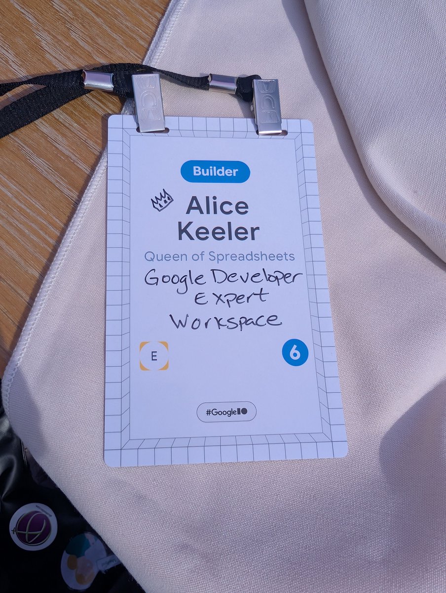 alicekeeler's tweet image. Fixed my #GoogleIO badge 

#Sharpie #GoogleDeveloperExpert #GoogleWorkspace #GoogleEDU
