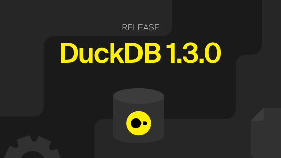 DuckDB (@duckdb) on Twitter photo DuckDB v1.3.0 “Ossivalis” is out and it packs a ton of new features, fixes and optimizations.
See the announcement blog post: duckdb.org/2025/05/21/ann… DuckDB v1.3.0 “Ossivalis” is out and it packs a ton of new features, fixes and optimizations.
See the announcement blog post: duckdb.org/2025/05/21/ann…