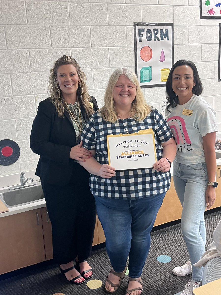 hwilliams_TRE's tweet photo. Congratulations to Ms. Firkus And Mrs. Lovings on their acceptance into The Alliance of Teacher Leaders for the 25-26 school year! We are so proud of yβall! #oneteamonegoal #goalgetters #WelcometoHenryATL https://t.co/iJbaPt8gD3