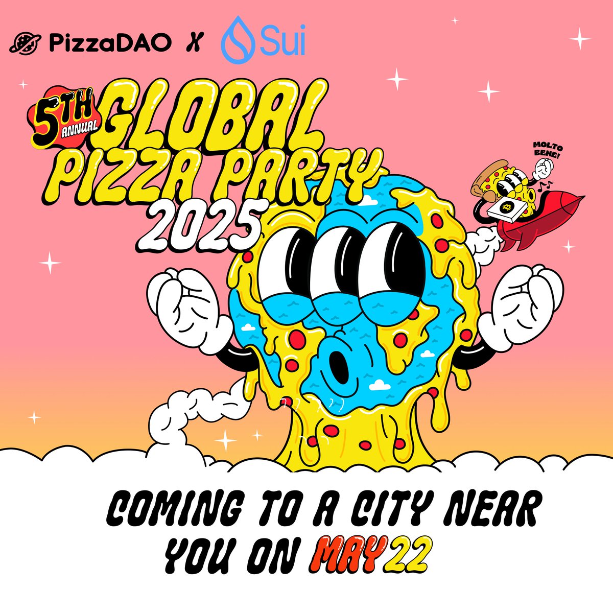 Sui Community Official 🦭/acc (@suifamofficial) on Twitter photo 🍕If your blockchain doesn’t come with pizza, people, and purpose, it’s time to upgrade!
😋We’re hosting parties with <a href="/Pizza_DAO/">PizzaDAO.eth 🍕🏴☠️</a> in the 10 cities across the US! Find your city and RSVP below!
🗽New York - app.unlock-protocol.com/event/global-p…
🌉San Francisco- app.unlock-protocol.com/event/global-p…
🏙️Los 🍕If your blockchain doesn’t come with pizza, people, and purpose, it’s time to upgrade!
😋We’re hosting parties with <a href="/Pizza_DAO/">PizzaDAO.eth 🍕🏴☠️</a> in the 10 cities across the US! Find your city and RSVP below!
🗽New York - app.unlock-protocol.com/event/global-p…
🌉San Francisco- app.unlock-protocol.com/event/global-p…
🏙️Los