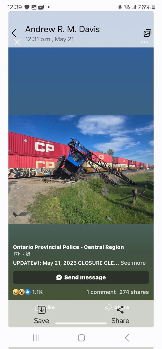 MarkDavis0129's tweet image. That would be a bad day, hopefully nobody was injured.