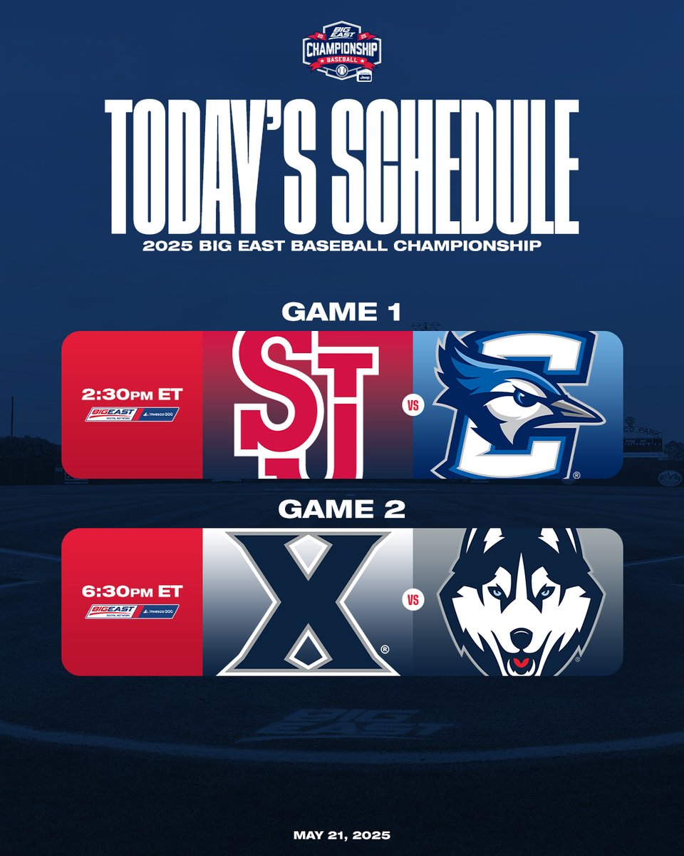 LET'S PLAY BALL! 👊

Game 1 💻: bit.ly/25SJUCREI
Game 2 💻: bit.ly/25XAVUCONN