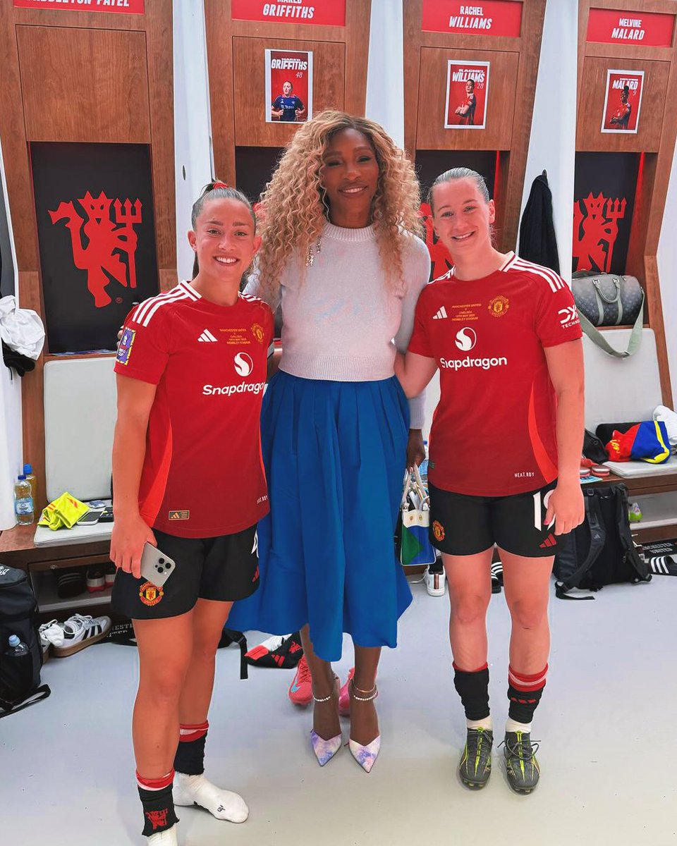 Barclays Women's Super League (@barclayswsl) on Twitter photo A powerful message from <a href="/ChelseaFCW/">(C)helsea FC Women πππ</a>'s newest superfan π
<a href="/serenawilliams/">Serena Williams</a> has reaffirmed her dedication to women's sport and will not limit herself to just supporting the Blues' sportswomen.
After celebrating her new side's historic invincible treble achievement, she shared some A powerful message from <a href="/ChelseaFCW/">(C)helsea FC Women πππ</a>'s newest superfan π
<a href="/serenawilliams/">Serena Williams</a> has reaffirmed her dedication to women's sport and will not limit herself to just supporting the Blues' sportswomen.
After celebrating her new side's historic invincible treble achievement, she shared some