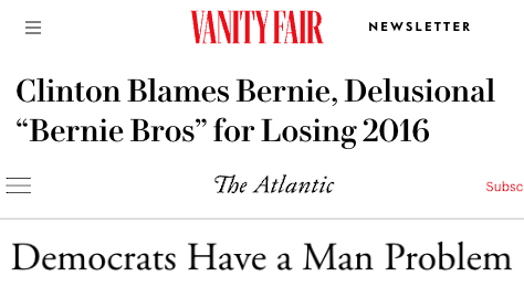 For years, anyone demanding more from Democrats was smeared as a "bro" by the party - and now Democrats are wondering why American men don't vote for them.