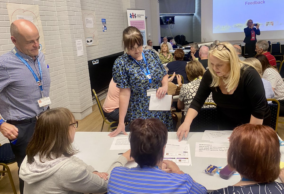 dudleymbc's tweet photo. Living with dementia: Great to have so many people coming together today to help shape the future of dementia services for local people in Dudley Borough. Thank you to all that attended. #dementia #adultcaredudley #dementiaactionweek #dementiaawareness #supportdementia https://t.co/blOVWH0mIs