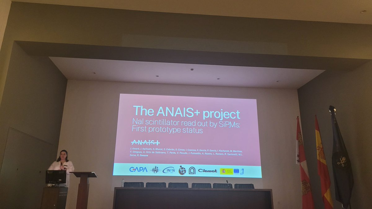 ANAIS-112 latest results and ANAIS+ status have been presented today at 22nd Multidark Meeting in Salamanca by Susana Cebrián and Carmen Seoane. Great Job! <a href="/CAPAUnizar/">CAPA</a> #multidark