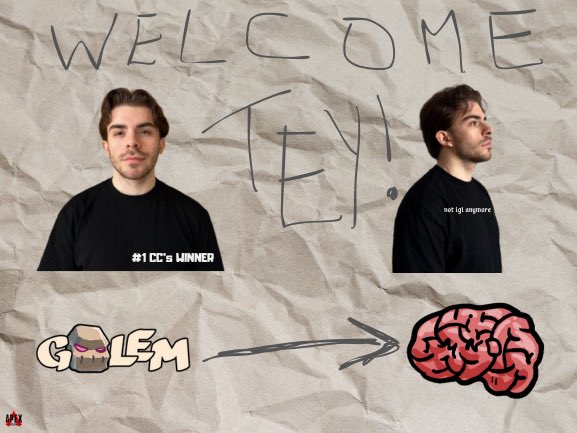 He has a brain
He has aim assist 
He has an angel's face

It's finally time for you to shine in Pro league.

Welcome to the team <a href="/TTeylaah/">Teylaah</a> 

(: Mind is so so BACK baby 🧠

#Professionalannoncementposter