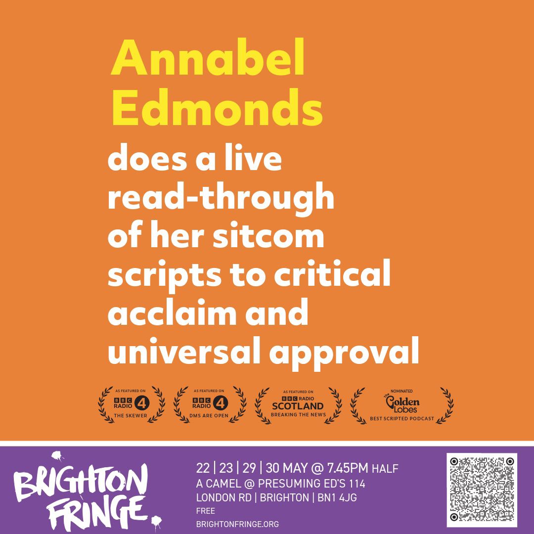 I'm doing Brighton Fringe again! But this time, it's not stand-up...