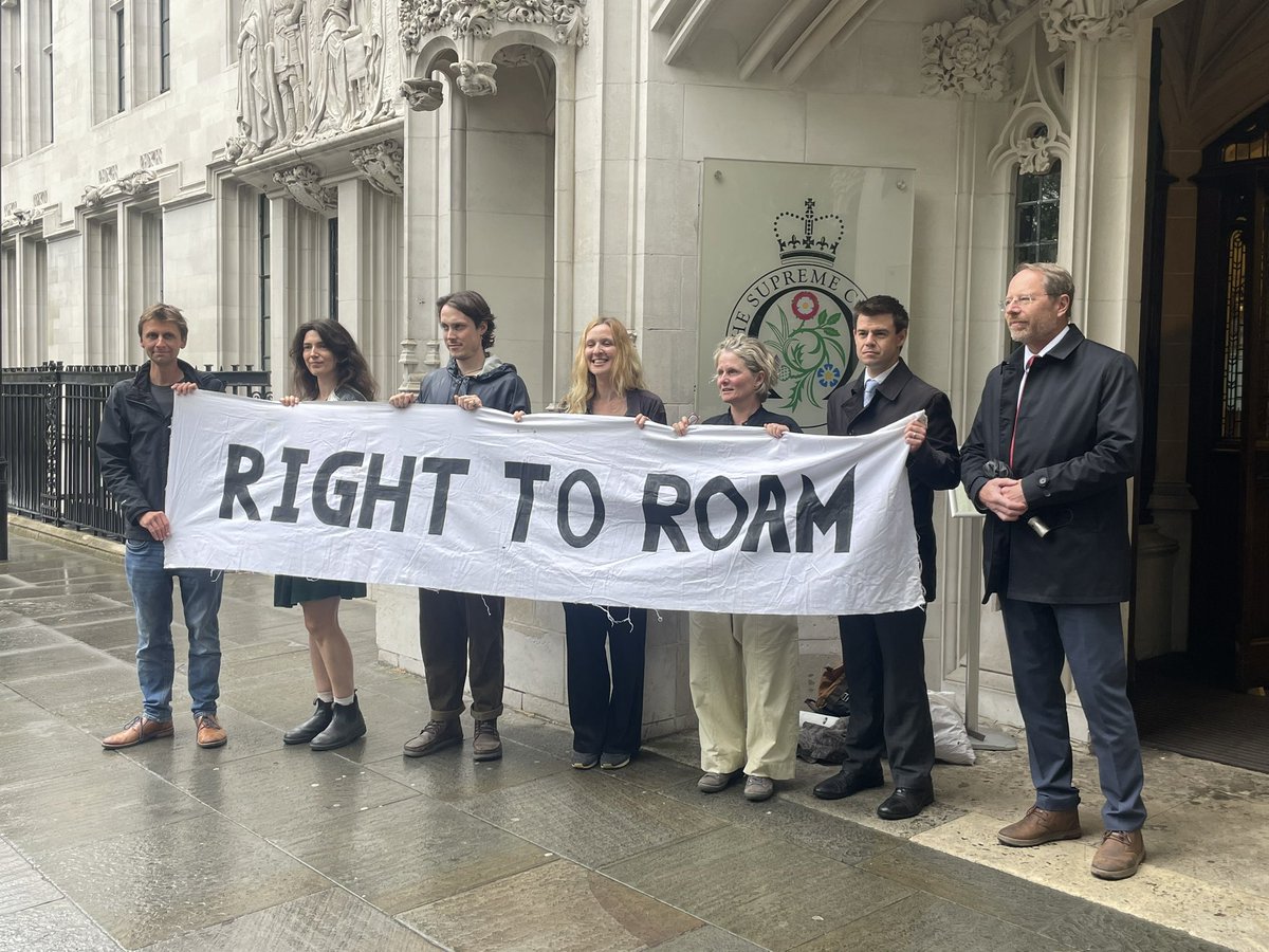 KerryAlexandra's tweet photo. Another day another deployment 🙃 was down at @UKSupremeCourt today for the ruling on #wildcamping speaking to @RighttoRoam and other lovers of sleeping under the 🌙 ✨ 🏕️ ⛺️ https://t.co/68tZynurWx
