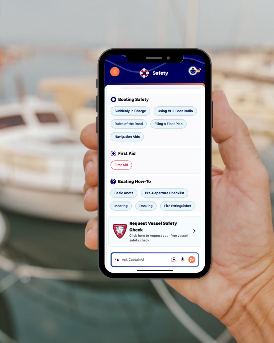 Everything You Need to Stay Safe — Right at Your Fingertips. 📲 

Whether you’re learning to tie basic knots, running a pre-departure checklist, or unsure how to use your VHF radio — BoatBot has your back.