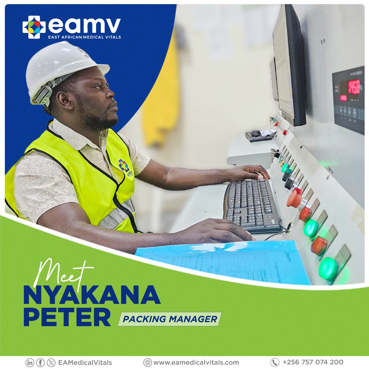 Meet Nyakana Peter, our Packaging Manager, who ensures the highest standards of quality and safety in our products. Our ETO sterilization process, led by Nyakana, guarantees 100% elimination of microorganisms, making our Legacy Gloves the trusted choice for healthcare
