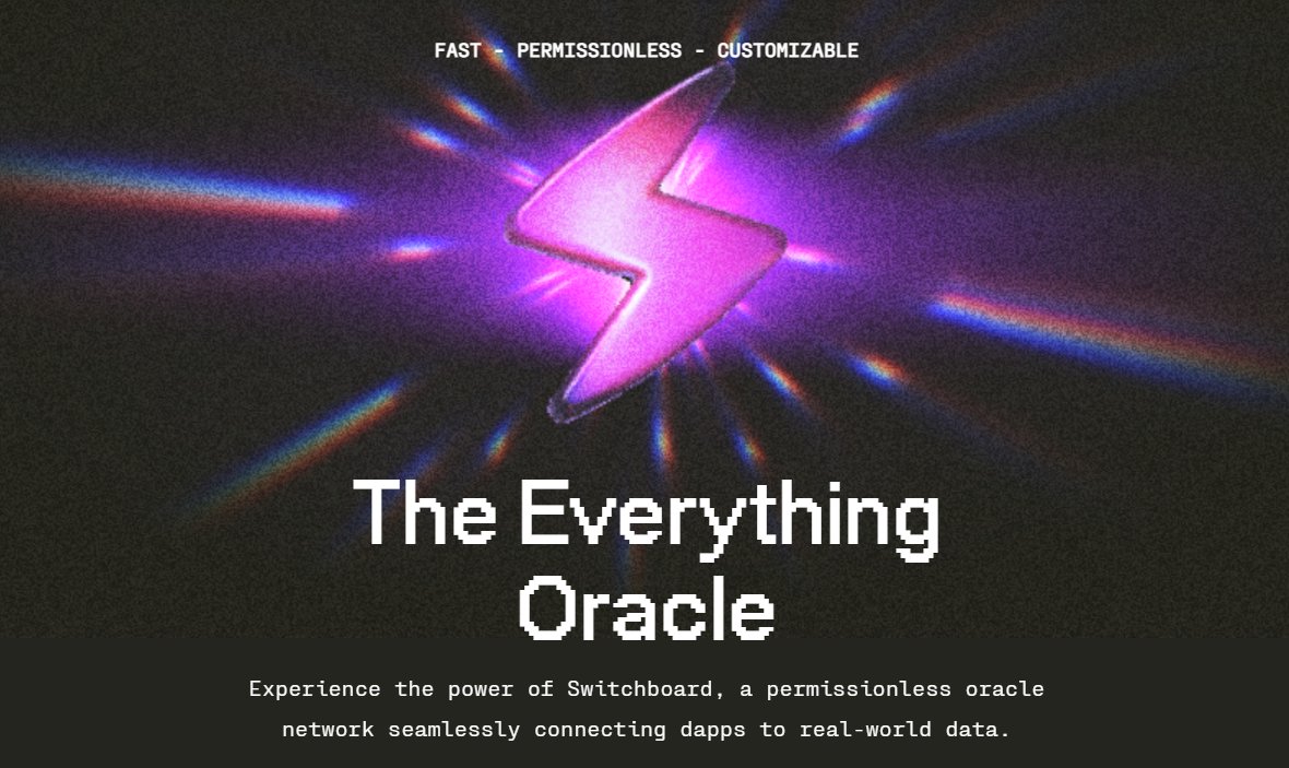 TanayVasishtha's tweet image. Gm solanapaglus!🥰

If you're not aware of @switchboardxyz, then you're ngmi.
Therefore, here it is just for you.

A Good read for web3 builders⬇️
#Switchboard