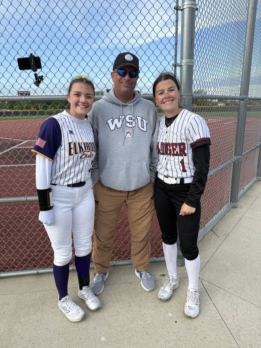Had the honor of watching Brynn and Claire battle head-to-head this week in a great high school game!

Can't wait for summer travel ball to start...and warmer days!!!