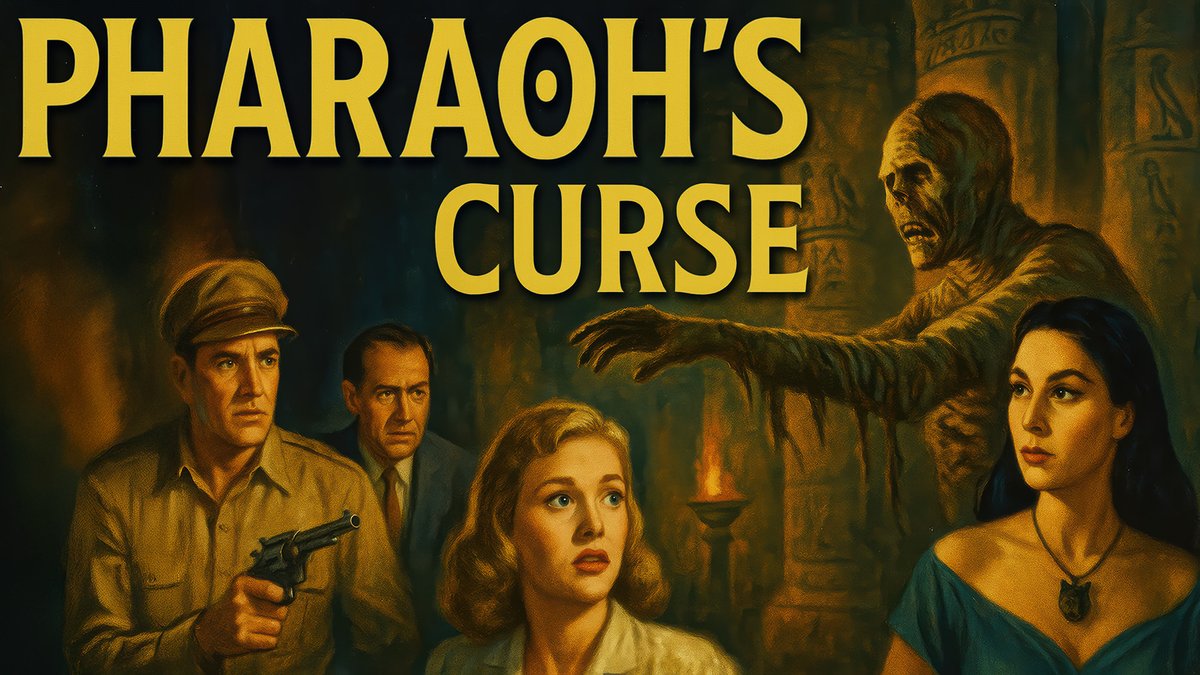 CrowhavenProd's tweet image. This week on Livingston Presents:  “Pharaoh’s Curse” from 1957 with Mark Dana and Ziva Rodann. Friday at 8PM Pacific, only on YouTube and CreatureFeaturesTV.com. Don’t miss it!

youtube.com/watch?v=XQnD79…