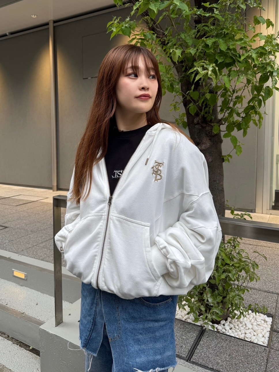 J.S.B. 3D EMB Logo Hoodie 白 JSB Color EMB Hoodie | J.S.B. | VERTICAL GARAGE OFFICIAL