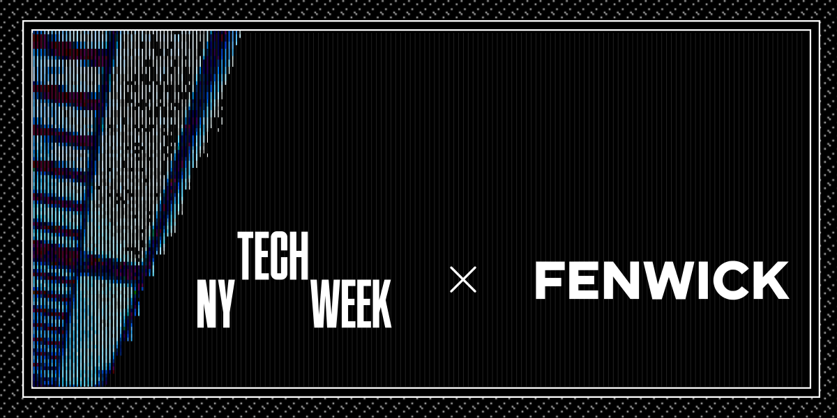 We're so grateful to <a href="/FenwickWest/">Fenwick</a> for supporting #NYTechWeek and bringing together some of the coolest conversations happening this week.

Check out their sessions, from exploring AI's intersection with culture, to diving into Web3 and FemTech. Here's your quick guide 👇