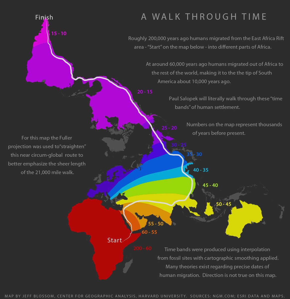 Information is Beautiful (@infobeautiful) on Twitter photo Charting human migration over deep time
by <a href="/HarvardCGA/">Harvard CGA</a>
(via outofedenwalk.nationalgeographic.org/media/2013-01-…) Charting human migration over deep time
by <a href="/HarvardCGA/">Harvard CGA</a>
(via outofedenwalk.nationalgeographic.org/media/2013-01-…)