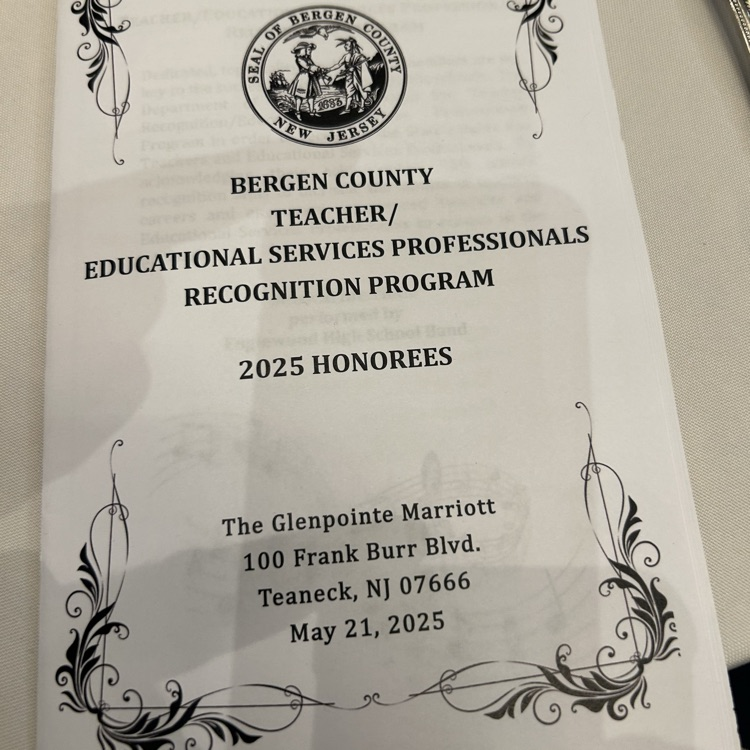 Congratulations WRSD Staff who were recognized by the Bergen County Teacher Recognition Program, especially our School Counselor, Ms. Massaro!