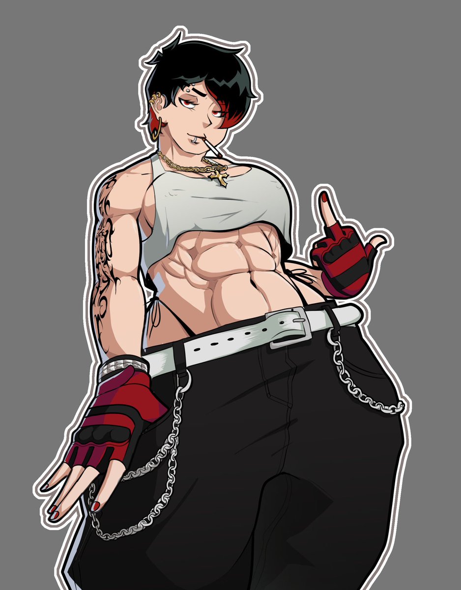 YakuzaTomboy's tweet photo. ✧  Roxanna  ✧
        Street Race King

"You’re a fool if you think I’d lose to any of you.”

✧  More info below

  ✧ Lewd Port OC. 
✧ Gentle Dom.
   ✧ 🎨 @/Hoja_DP https://t.co/LdL4KMashM