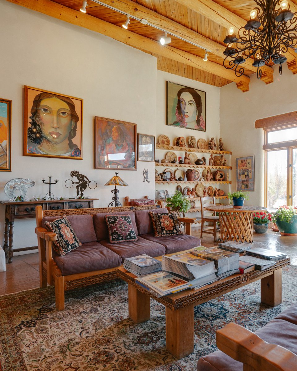Taos invites deeper discovery with rich culture, art, &amp; hidden gems. 🌄 Stay at @ CasaBenavides.Inn (on IG), sip wine at @ ParchtNewMexico (on IG) 🍷, explore @ RCGormanGallery (on IG) 🎨, &amp; catch a show at @ TaosCenterForTheArts (on IG)🎭. #VisitTaos #TaosTrue