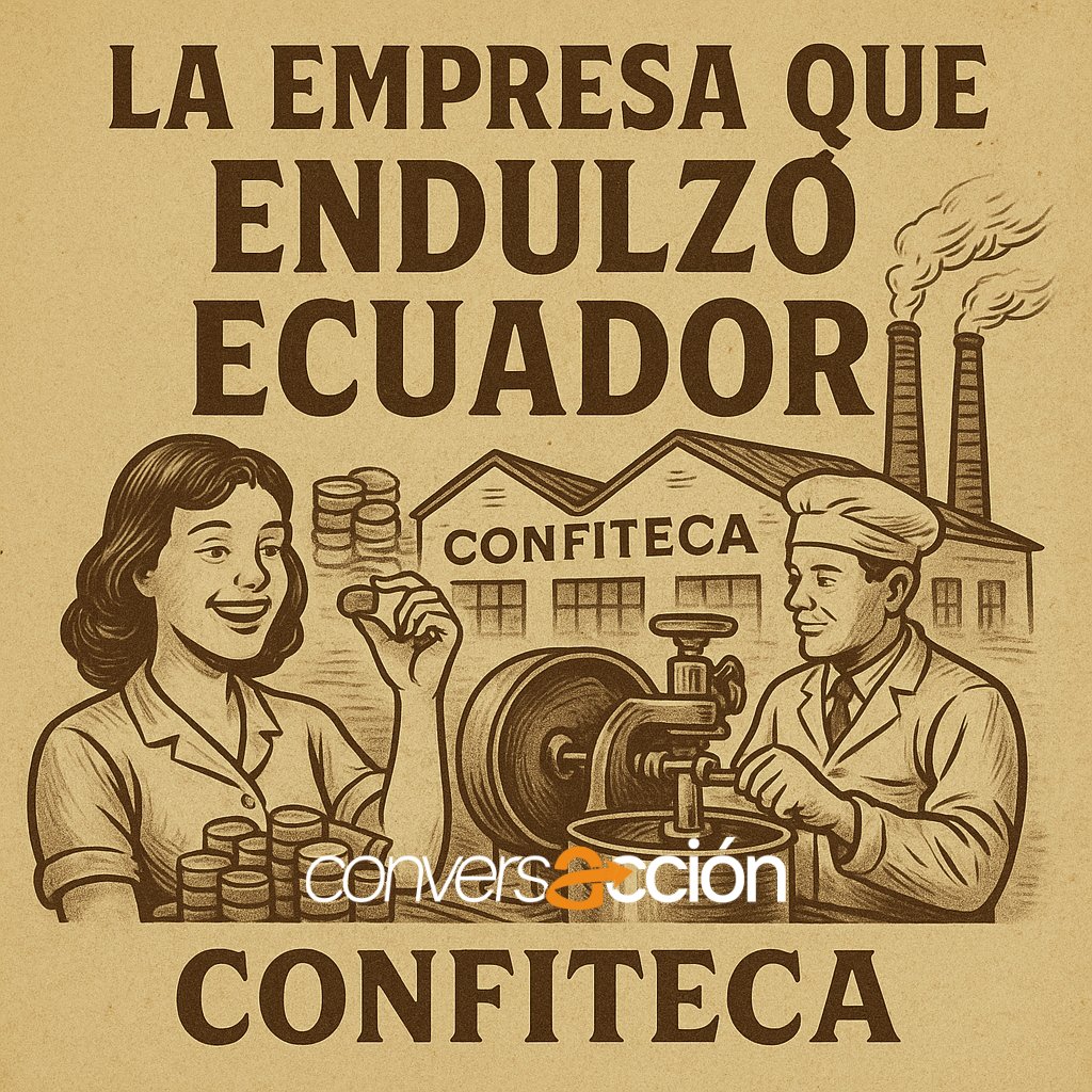 KfvConsultant's tweet photo. ¡De un chicle redondo a un imperio con sabor ecuatoriano!
La historia de #Confiteca, la fábrica que endulzó el país… y medio planeta.
🧵 Prepárate para una historia pegajosa, colorida y bien ecuatoriana 👇 https://t.co/1HNk7IFCtA
