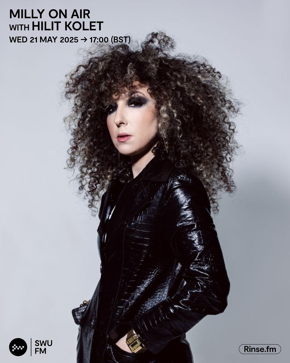 Live on your radio 🚨

Tune in to <a href="/RinseFM/">Rinse FM</a>  <a href="/SWUFM/">SWU.FM</a> 🔊

I'm guesting on the lovely <a href="/Milly_on_Air/">Milly on Air</a>'s show with a mix full of exclusives + a lil natter 

#radio #tunein #rinsefm #swufm #livenow