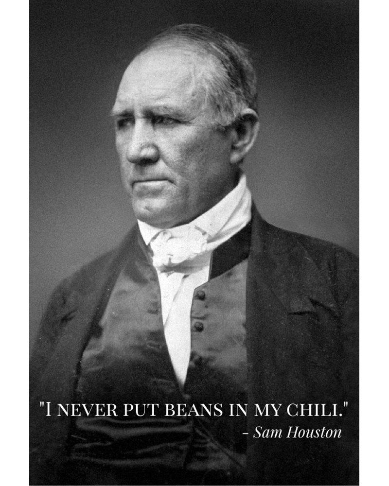 My favorite photo of Sam Houston.