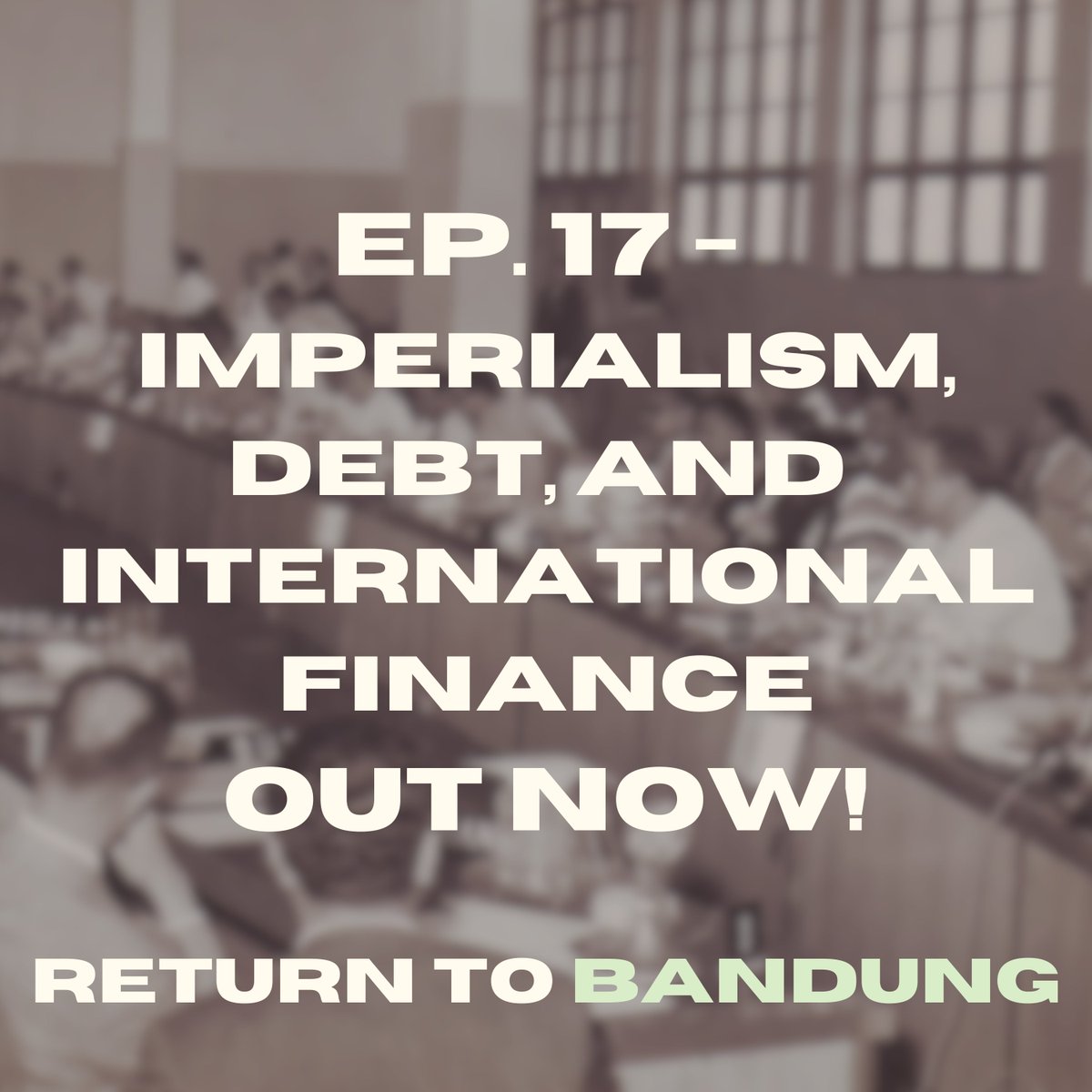 ReturnToBandung's tweet image. 🚨🚨 RETURN TO BANDUNG EP. 17 OUT NOW 🚨🚨
In this episode, I'm joined by critical economists @nssylla and @farwasial of @DevEconNetwork to discuss how the international financial system upholds imperialist domination over the Global South.
Listen now: open.spotify.com/episode/0LoOl2…