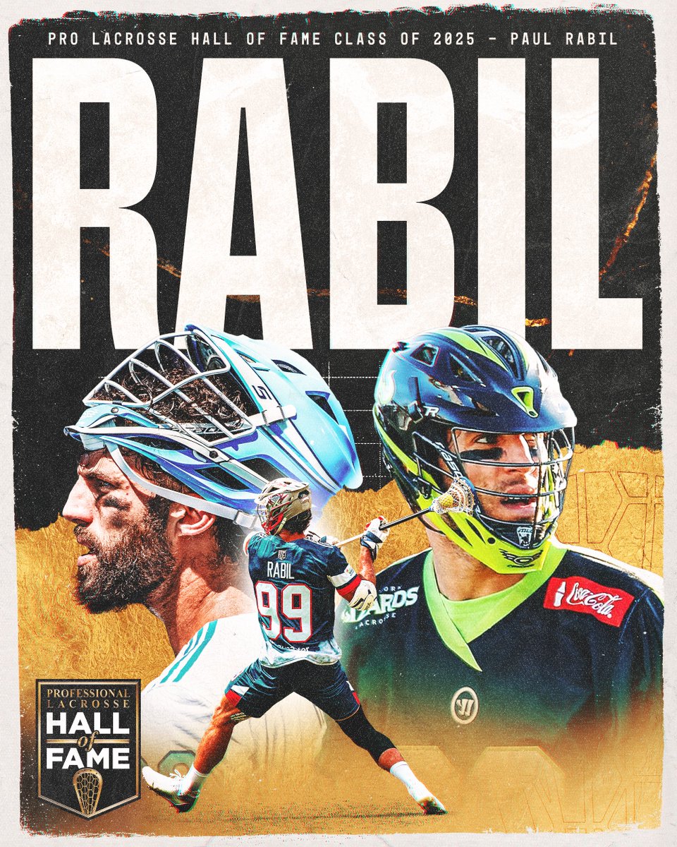 Welcome to the Pro Lacrosse Hall of Fame, Paul Rabil. 👏

<a href="/PaulRabil/">Paul Rabil</a>