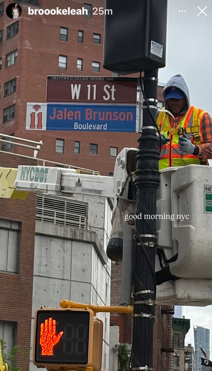 NBA_NewYork's tweet image. W 11th Street

Now Jalen Brunson Boulevard