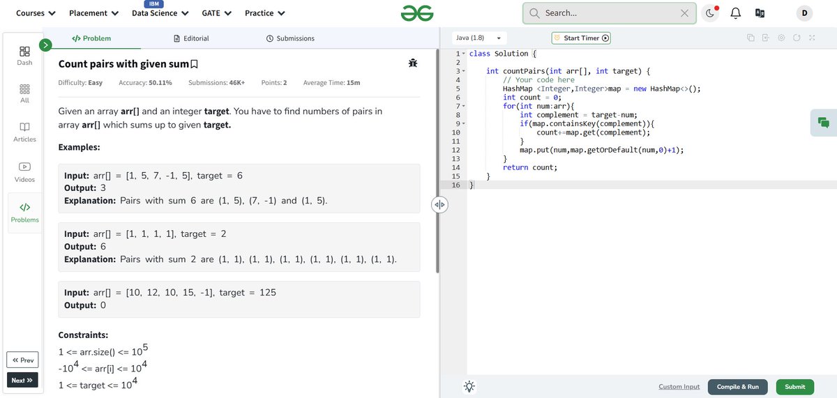 Deepali121104's tweet photo. Day 43 of 160 Days of DSA with GFG! 🚀📷 #GeeksforGeeks #DSA #CodingJourney
@geeksforgeeks

#gfg160 #geekstreak2025 https://t.co/WlDJE9KGex