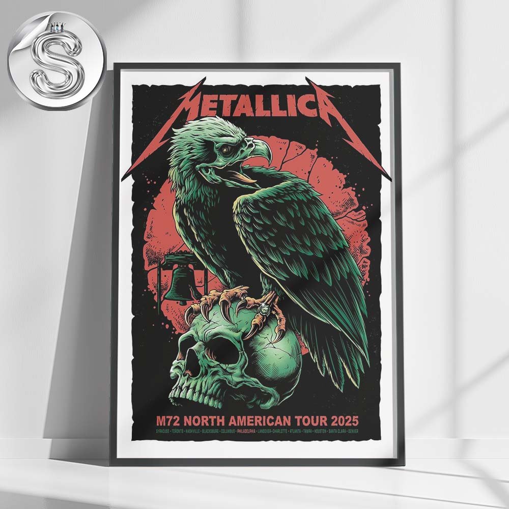 Sohahico's tweet photo. Metallica M72 Philly Pop-Up Shop Poster For Philadelphia At Lincoln Financial Field In Pennsylvania On May 23 25 2025 North America Tour Home Decor Poster Canvas
#Metallica #M72PhillyPopUpShop #M72NorthAmericaTour #M72Philly
>>>Check it here: https://t.co/RneCkH3scz https://t.co/FrhqFnTPHd
