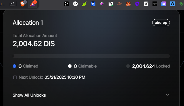 Valiant_469's tweet photo. @distributeai got my small allocation 😍 https://t.co/ywbA6tHPuz