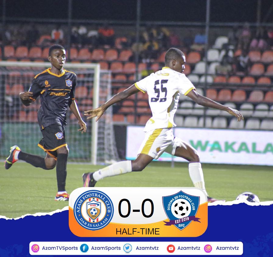 azamtvtz's tweet photo. MAPUMZIKO | #NBCYouthLeague 

HT: Azam FC 0-0 Dodoma Jiji

LIVE #AzamSports1HD

#NBCU20YouthLeague #NBCYouthLeagueFinals #LigiKuuYaVijanaU20 #U20PL #NBCYL #NBCYouthLeague #AzamU20 #DodomaJijiU20 #AzamDodomaJijiU20 https://t.co/o7t4miIsn4