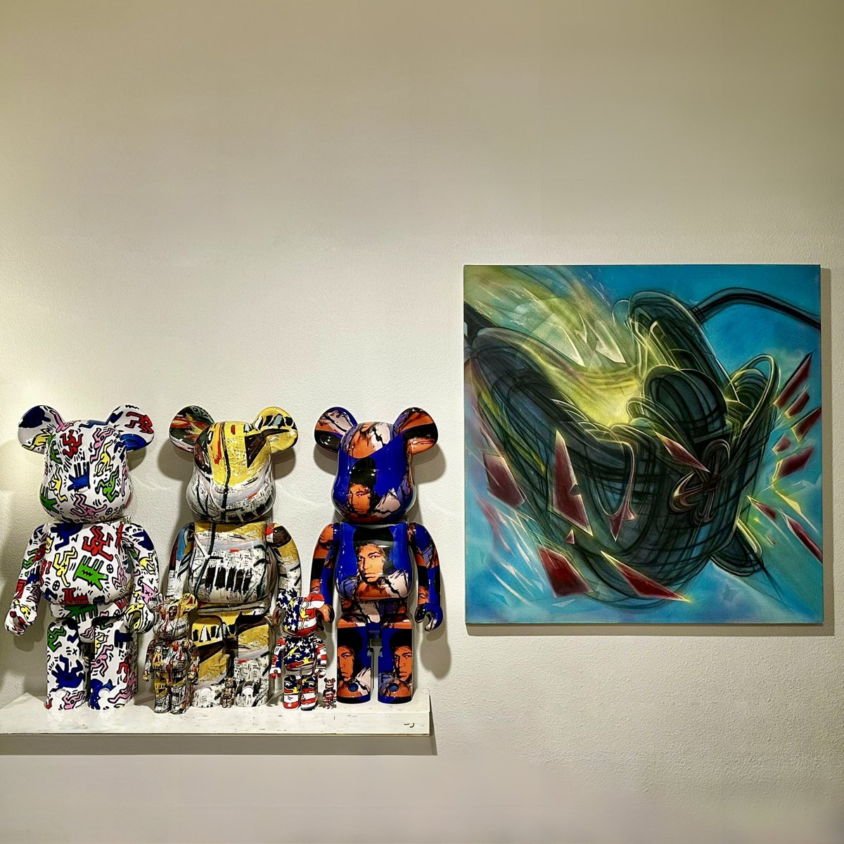 Zeshawnluc's tweet image. Found its new home in the private collection of my friend @jessebryan . Very special piece to me, now in a very special place
“Reflection From a Damaged Reputation / The Overly Examined Life Worth Living” 2025.