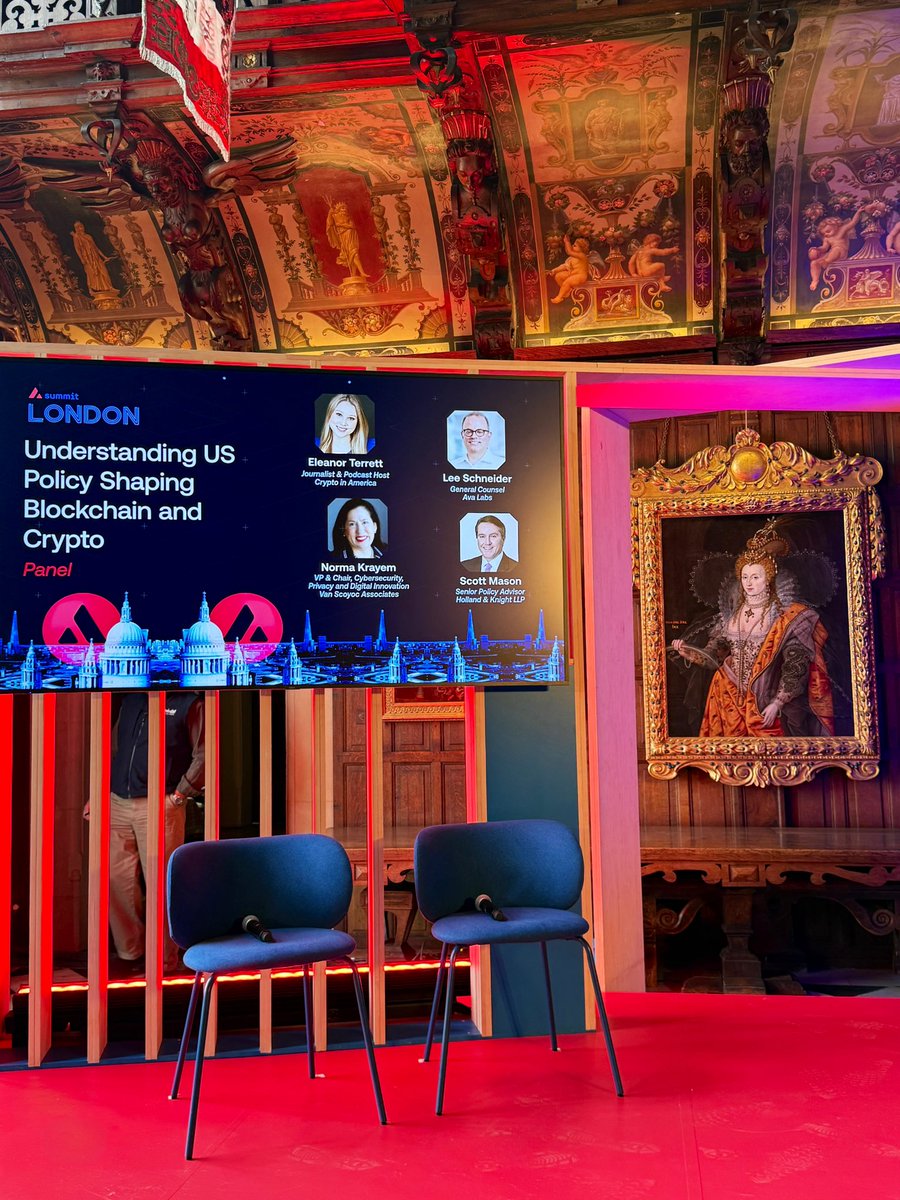 Eleanor Terrett (@eleanorterrett) on Twitter photo Had the pleasure of interviewing some brilliant crypto legal and policy minds this morning at the <a href="/avax/">Avalanche🔺</a> conference.
Queen Elizabeth made an appearance too! Had the pleasure of interviewing some brilliant crypto legal and policy minds this morning at the <a href="/avax/">Avalanche🔺</a> conference.
Queen Elizabeth made an appearance too!