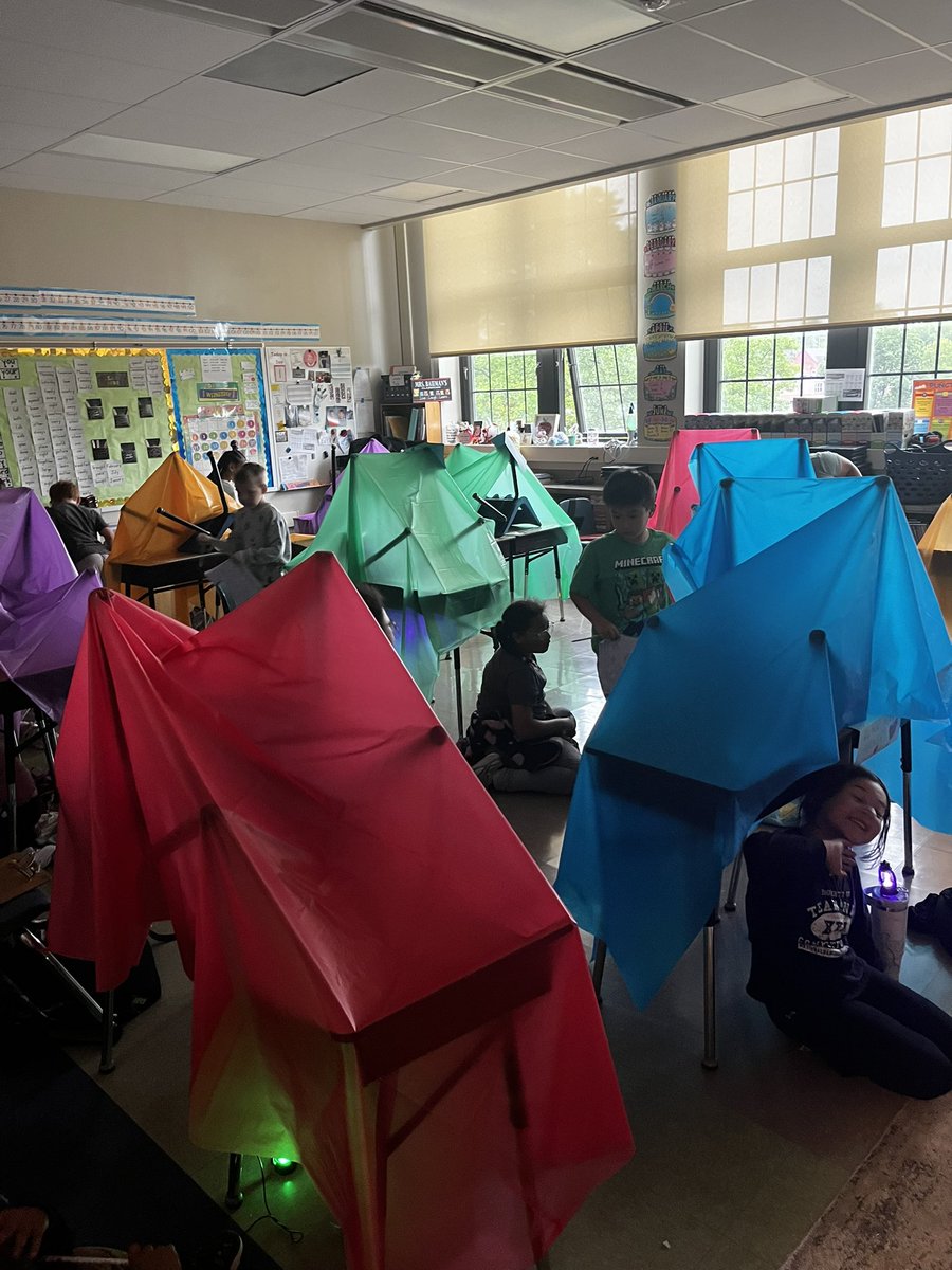 Mrs Bauman’s class went camping today !