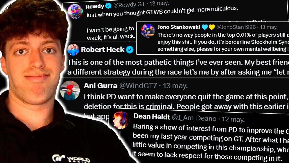 As requested by my friend Deano, here it goes.

I really tried my best on being as honest as possible and to try to get understood on every point I made...

Hope you like it, and reaches the right people

Lets try to give a voice to the GT7 community.

youtu.be/Ng8-9HHkVKY?si…