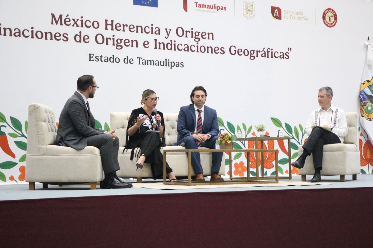 UEenMexico's tweet photo. Felicidades al @IMPI_Mexico y a la @SE_Tamaulipas por el éxito del 1er Seminario México, Herencia y Origen “Denominaciones de Origen e Indicaciones Geográficas” en Cd. Victoria que la UE 🇪🇺 apoya y co-organiza. Se abre una gran oportunidad para productos auténticos de Tamaulipas. https://t.co/l0VaFk3YUn