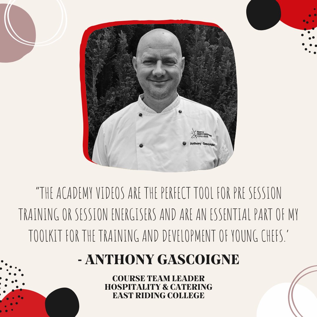 Grande Cuisine Academy (@gcacademyhq) on Twitter photo Here is another one of our fantastic Academy contributors, Anthony Gascoigne, from <a href="/ERCollege/">East Riding College</a>, winner of the Chef Lecturer Award at the <a href="/Craft_Guild/">Craft Guild of Chefs</a> Awards in 2024.
#studentchef #apprenticechef #cheflecturer #hospitality #cheftraining #catering #cateringcollege Here is another one of our fantastic Academy contributors, Anthony Gascoigne, from <a href="/ERCollege/">East Riding College</a>, winner of the Chef Lecturer Award at the <a href="/Craft_Guild/">Craft Guild of Chefs</a> Awards in 2024.
#studentchef #apprenticechef #cheflecturer #hospitality #cheftraining #catering #cateringcollege