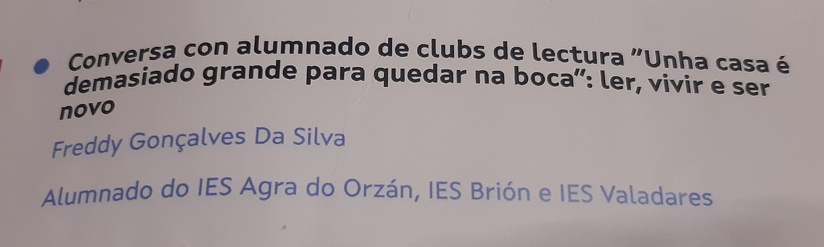 Un peche espectacular para as #17XCL cos verdadeiros protagonistas dos Clubs: o alumnado e cun "moderador" de excepción:  <a href="/freddygoncalves/">Freddy Gonçalves Da Silva</a>