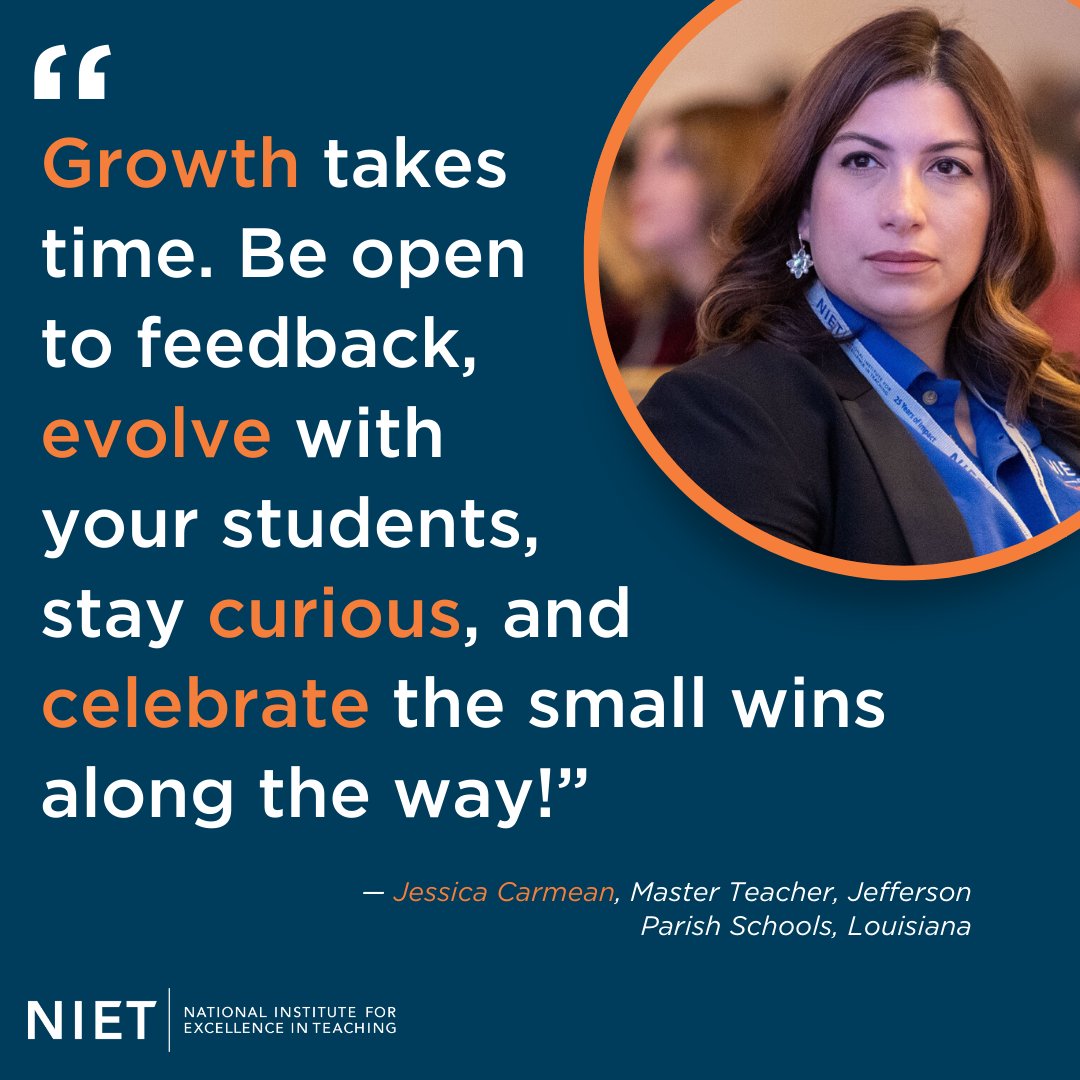 Josh Barnett (@nietjbarnett) on Twitter photo Our #NIETFellows continue to serve as exemplary leaders, and Jessica Carmean is a great example! See her advice for fellow educators. bit.ly/4jdrhLG #NIET2025 <a href="/NIETteach/">National Institute for Excellence in Teaching</a> <a href="/JPschools/">Jefferson Parish Schools</a> Our #NIETFellows continue to serve as exemplary leaders, and Jessica Carmean is a great example! See her advice for fellow educators. bit.ly/4jdrhLG #NIET2025 <a href="/NIETteach/">National Institute for Excellence in Teaching</a> <a href="/JPschools/">Jefferson Parish Schools</a>