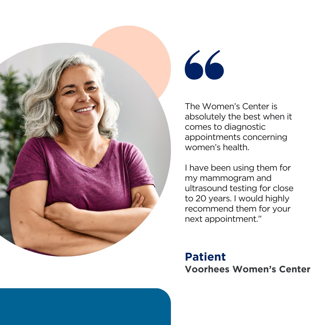 Taking charge of your health starts with choosing the right partner. At South Jersey Radiology, we’ve been supporting women through expert diagnostic imaging and compassionate care for over 80 years. Learn more at sjra.com #PatientCare