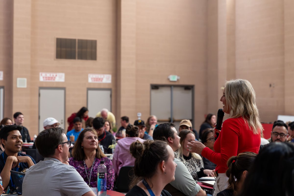 RedlandsUSD's tweet photo. We celebrated our incredible 1st & 2nd-year teachers at the RIC Colloquium — along with the dedicated coaches who supported them along the way! They reflected on what they’ve learned this past year & celebrated their growth with peers across the District. 🍎✏️ #ThisisRUSD https://t.co/splWVohZUm